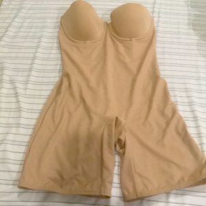 cream color strapple shapewear